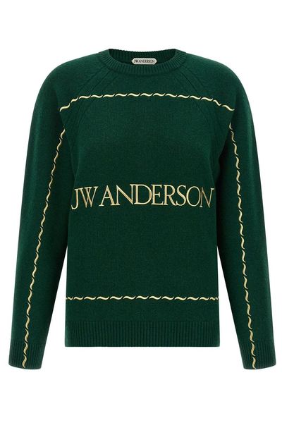 JW Anderson Wave Logo Knitted Sweater