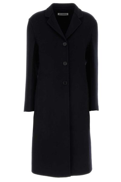Jil Sander Single-Breasted Long Coat
