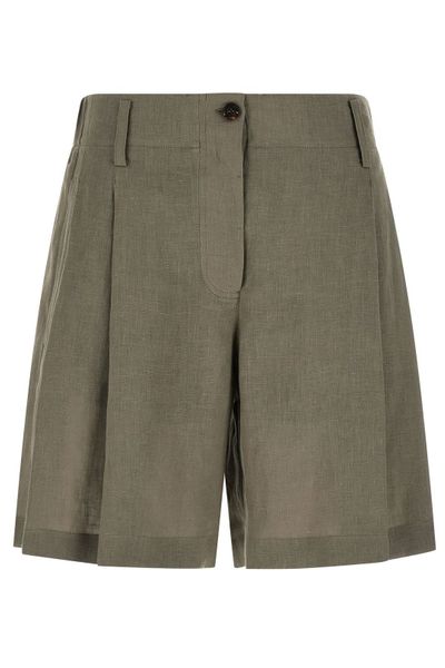 Brunello Cucinelli Double Pleated  Shorts