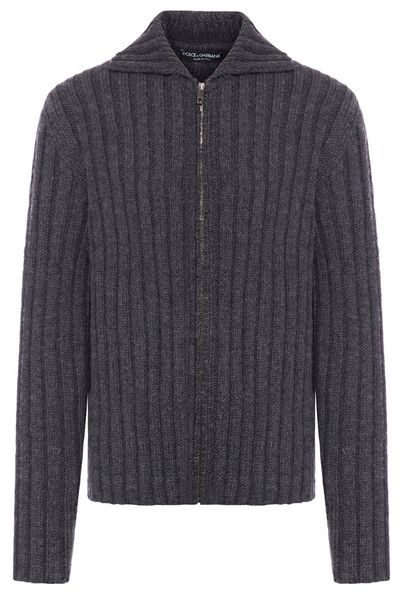 Dolce & Gabbana Zipped Knitted Sweater