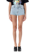 Coperni X Disney Crown Denim Shorts