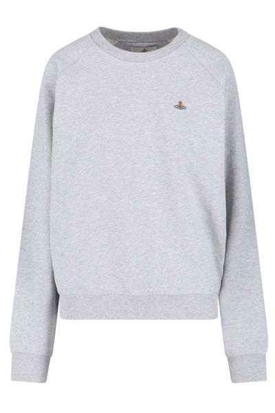 Vivienne Westwood Logo Embroidered Crewneck Sweatshirt