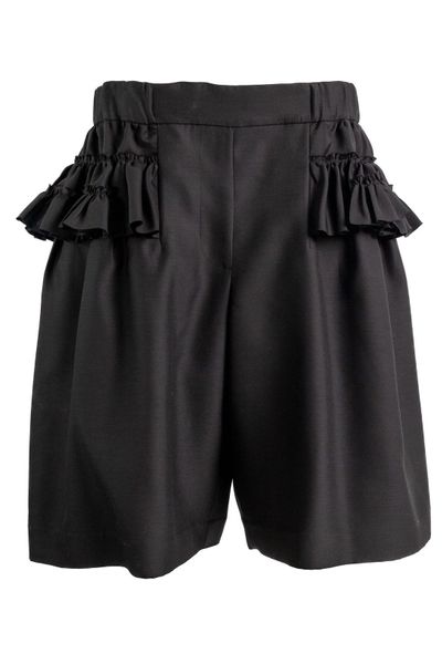Dries Van Noten Elasticated Waist Ruffled Shorts