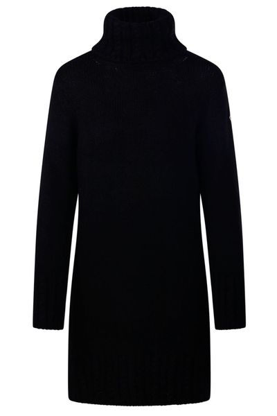 Moncler Ribbed Turtleneck Knitted Dress
