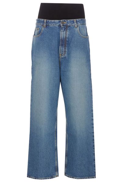 Alaïa High Waist Straight Leg Jeans