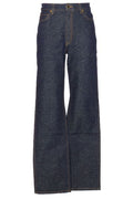 Khaite Button Embellished Straight-Leg Jeans