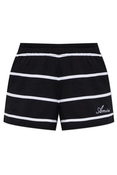 Amiri Striped Logo Shorts