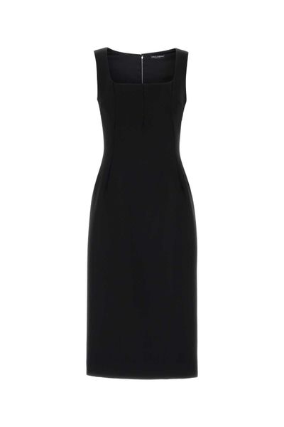 Dolce & Gabbana Square-Neck Sheath Dress