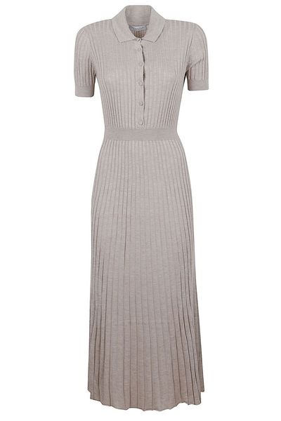 Gabriela Hearst Ribbed Polo Knitted Dress