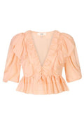 Chloé Ruffled V-Neck Blouse