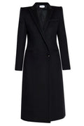 Alexander McQueen Stacked Shoulder Tailored Coat