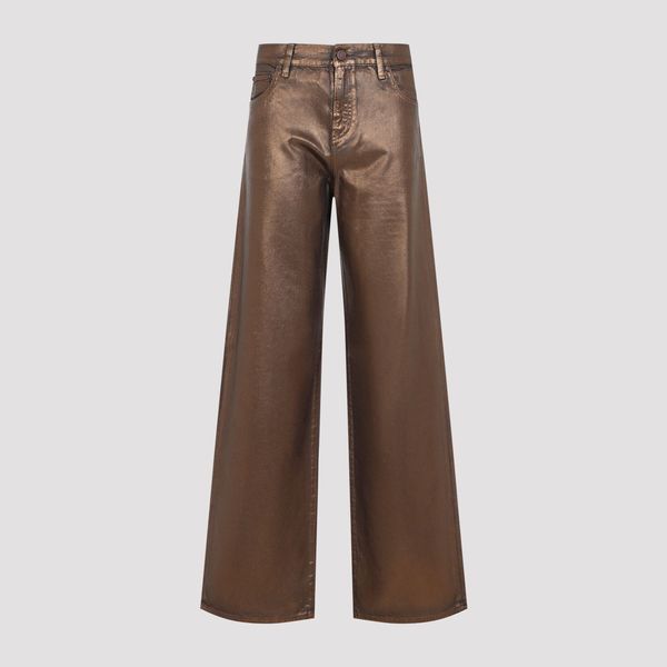 Ralph Lauren Mercer 5-Pocket Wide-Leg Pants
