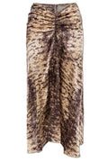 Isabel Marant Laren Ruched Printed Skirt