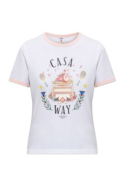 Casablanca Casa Way Ringer Short Sleeve T-Shirt