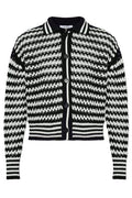 Max Mara Film Striped Button-Up Cardigan