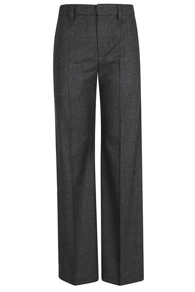 Brunello Cucinelli High-Waist Wide-Leg Tailored Trousers