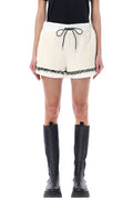 Sacai Tweed Drawstring Shorts