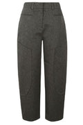 Ganni Mouline Curved Trousers