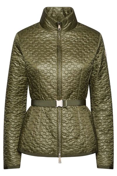 Moncler Geranium Floral-Quilted Short Down Jacket