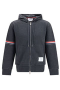 Thom Browne 4-Bar Zip-Up Hoodie