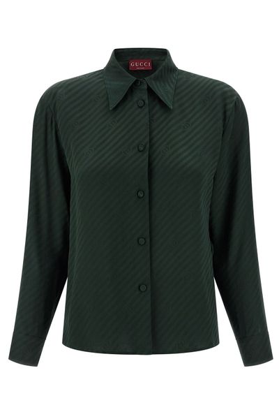 Gucci Interlocking GG Jacquard Shirt