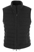 Brunello Cucinelli Ribbed-Knit Sleeveless Down Jacket