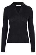 Max Mara Gergo Ribbed Polo Knitted Top