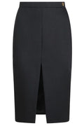 Elisabetta Franchi Front-Slit Midi Skirt