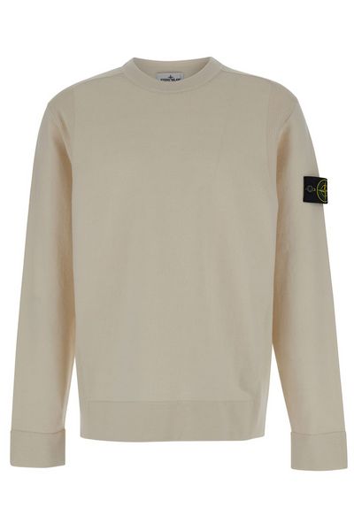 Stone Island Compass Patch Crewneck Jumper