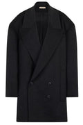 The Mannei Oversized Double-Breasted Coat