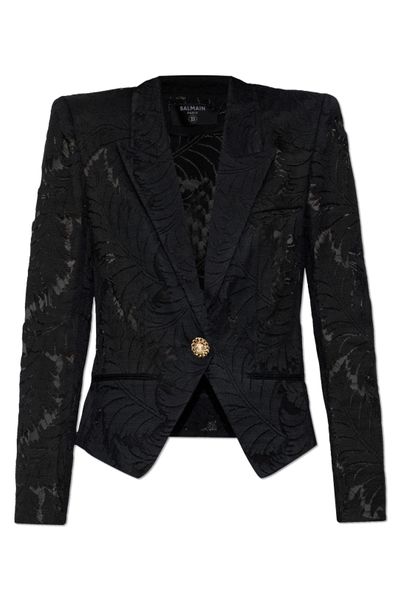 Balmain Fitted Lace Jacket