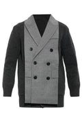 Sacai Double-Breasted Panel Cardigan