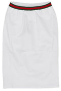 Gucci Rear Slit Web Stripe Detailed Midi Skirt