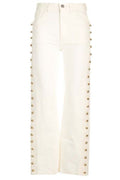 Chloé Embellished Cropped Jeans