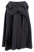 Maison Margiela High Waist Pleated A-Line Skirt
