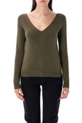 Saint Laurent V-Neck Long-Sleeved Jumper