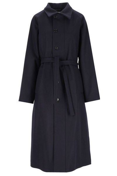 Barena Ovidio Belted Button-Front Coat