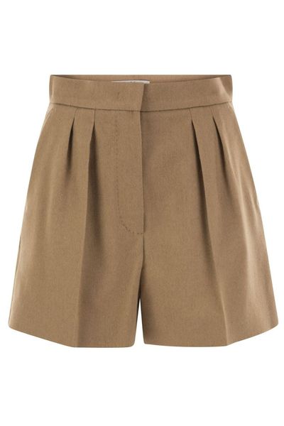 Max Mara Vista Pleated Shorts