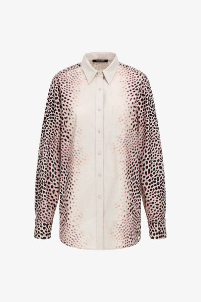 Roberto Cavalli Shark Print Shirt