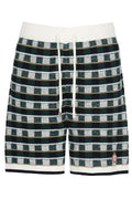 Casablanca Checked Knitted Shorts
