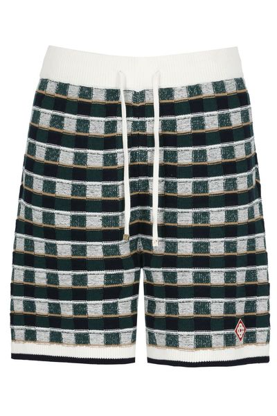 Casablanca Checked Knitted Shorts