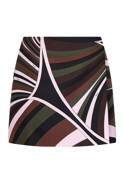 PUCCI Iride Wrap Mini Skirt