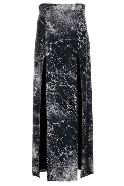 Alexander McQueen Smashed Screen Double Slit Skirt