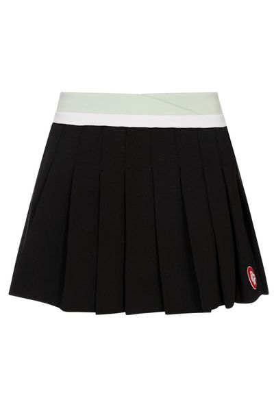 Casablanca Scuba Pleated Mini Skirt