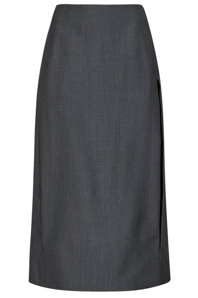 Jil Sander Front Slit Maxi Skirt