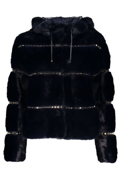Valentino Studded Drawstring Coat