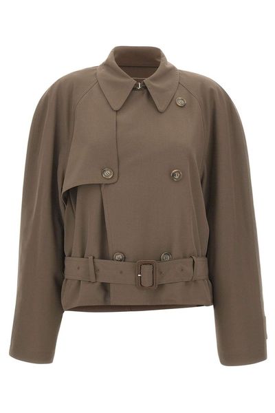 MM6 Maison Margiela Belted Cropped Jacket