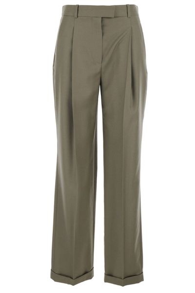 The Row Sorina Pleated Turn-Up Pants