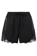 Pinko Lace-Trim Drawstring Shorts
