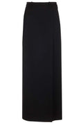 Balenciaga Side Slit Tailored Maxi Skirt